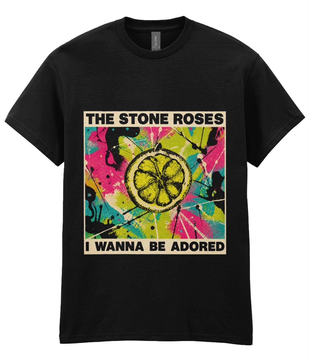 The Stone Roses I Wanna Be Adored T Shirt - Etsy