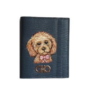 Louis Vuitton Vernis Valentine Dog Pochette Felicie Chain Wallet Pink