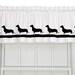 Dachshund (Smooth Hair) Dachsie Dog Window Valance Curtain - Your Choice of Colors