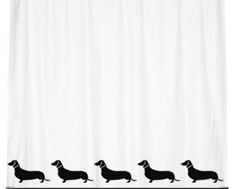 Dachshund Shower Curtain Etsy