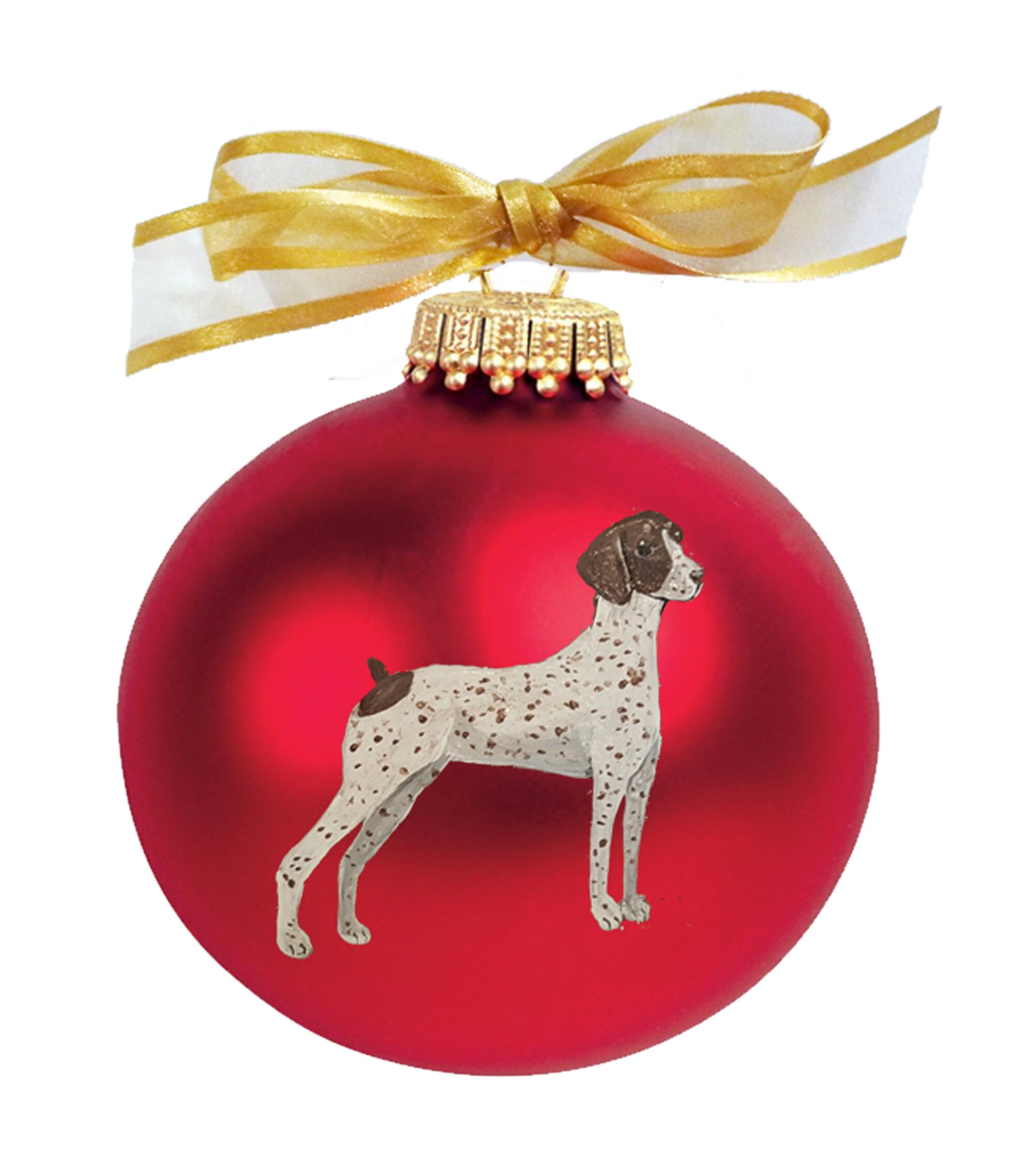 pointer dog ornament