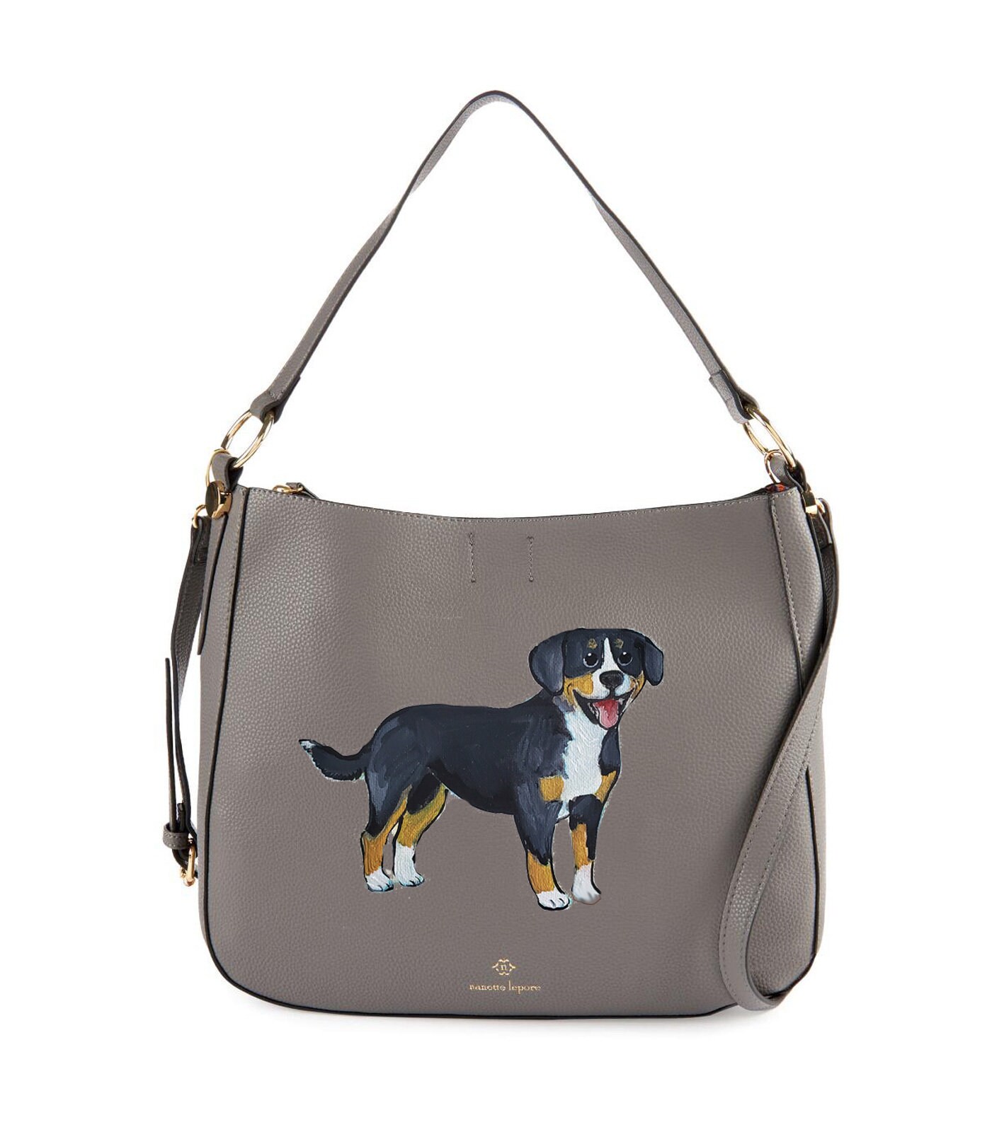 Custom Painted Dog on YOUR LV Luxury Hand Painted Handbag 