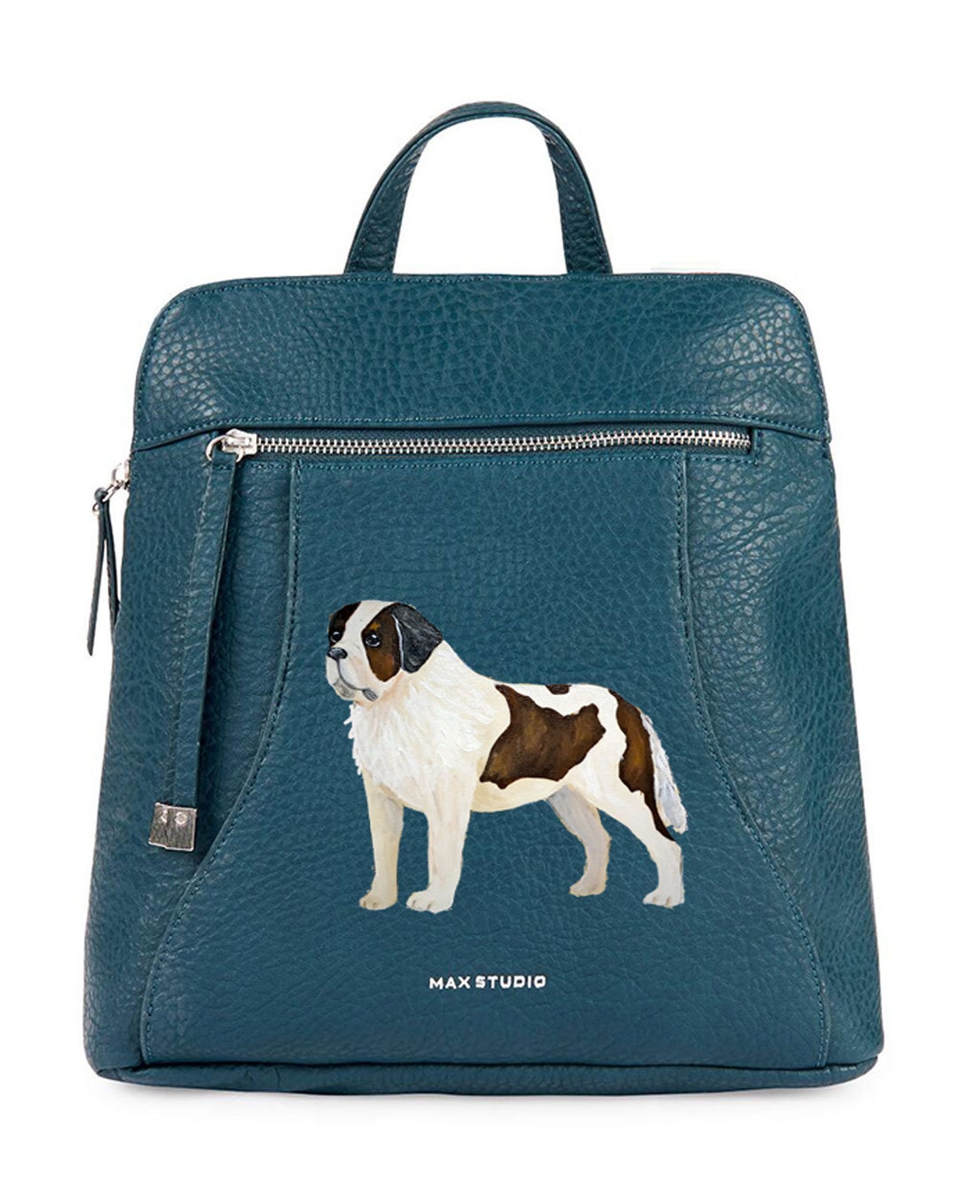 St Bernard Pattern Print Backpack main image 1