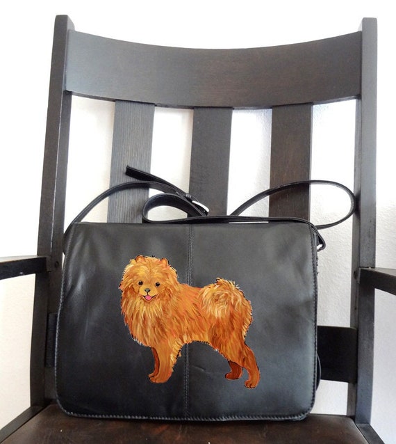 Fashion Bag with Pomeranian Dog Ornament