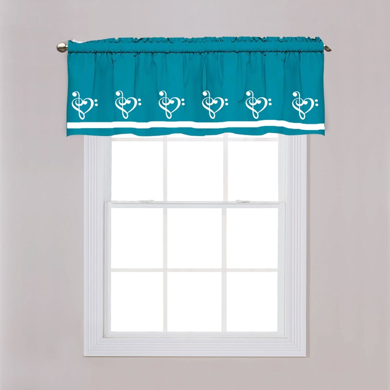 Anchor Nautical Ship Wheel Window Valance Curtain Your Choice of Colors Homemade Decor image 7