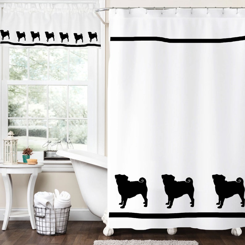 PaintedPooches Shower Curtain - Thumbnail 4