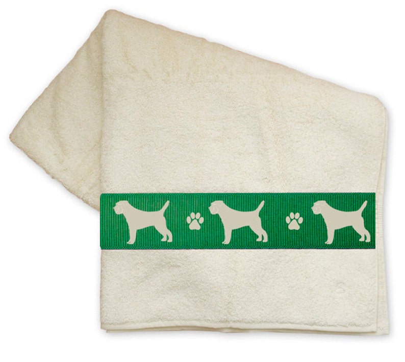 Boston Terrier Dog Hand Towel Dogs and Paws With or Without Etsy