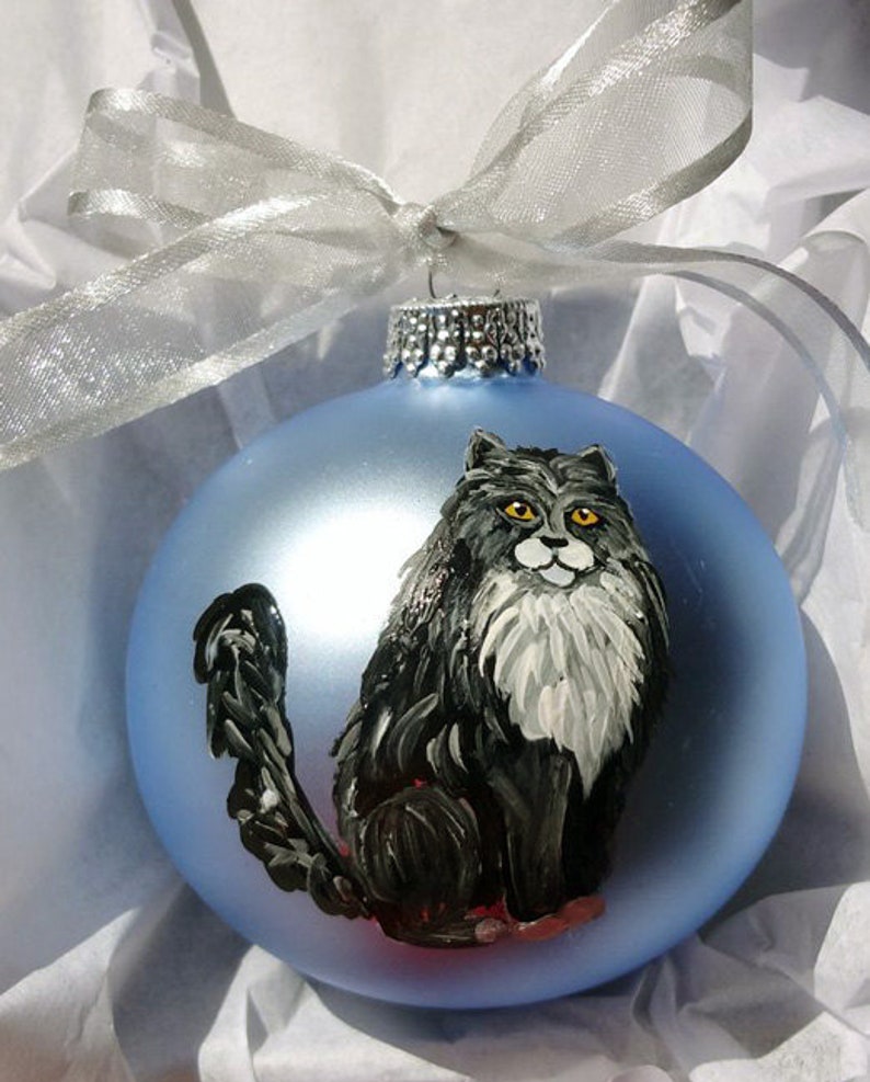 Maine Coon Christmas Ornament 