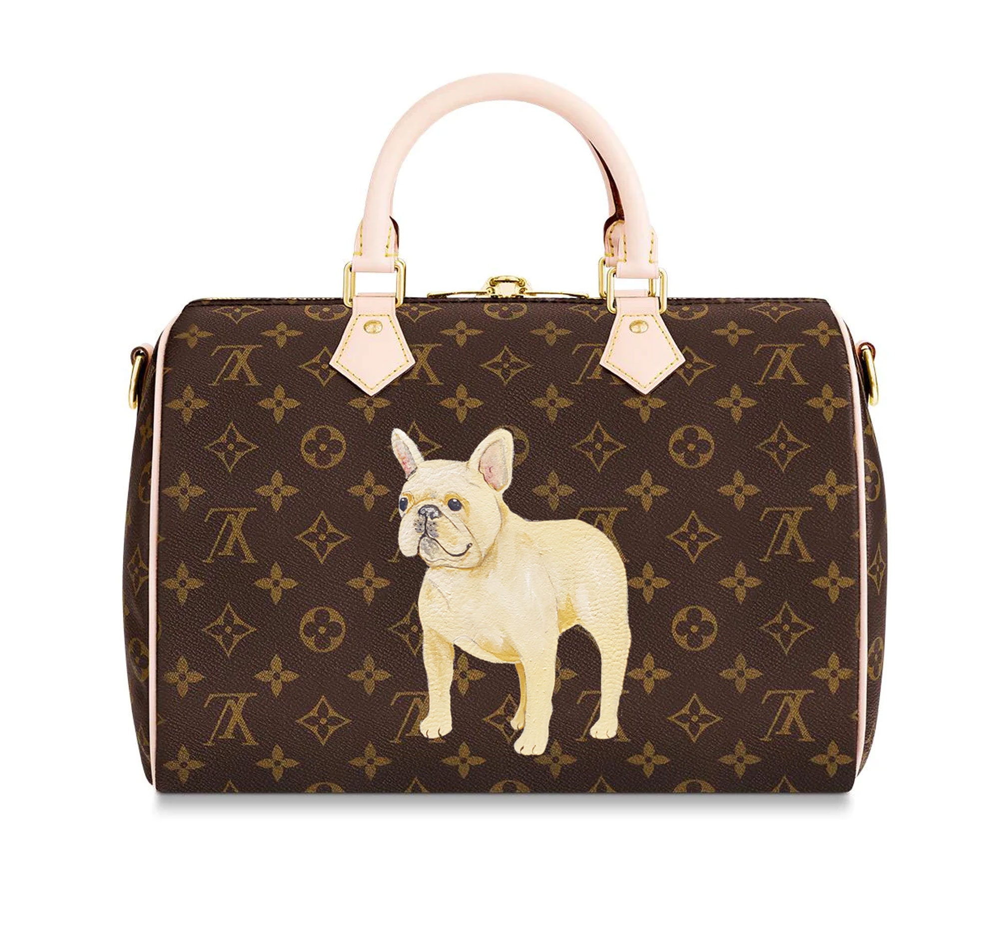 Custom Painted Horse on YOUR LV Luxury Hand Painted Handbag 