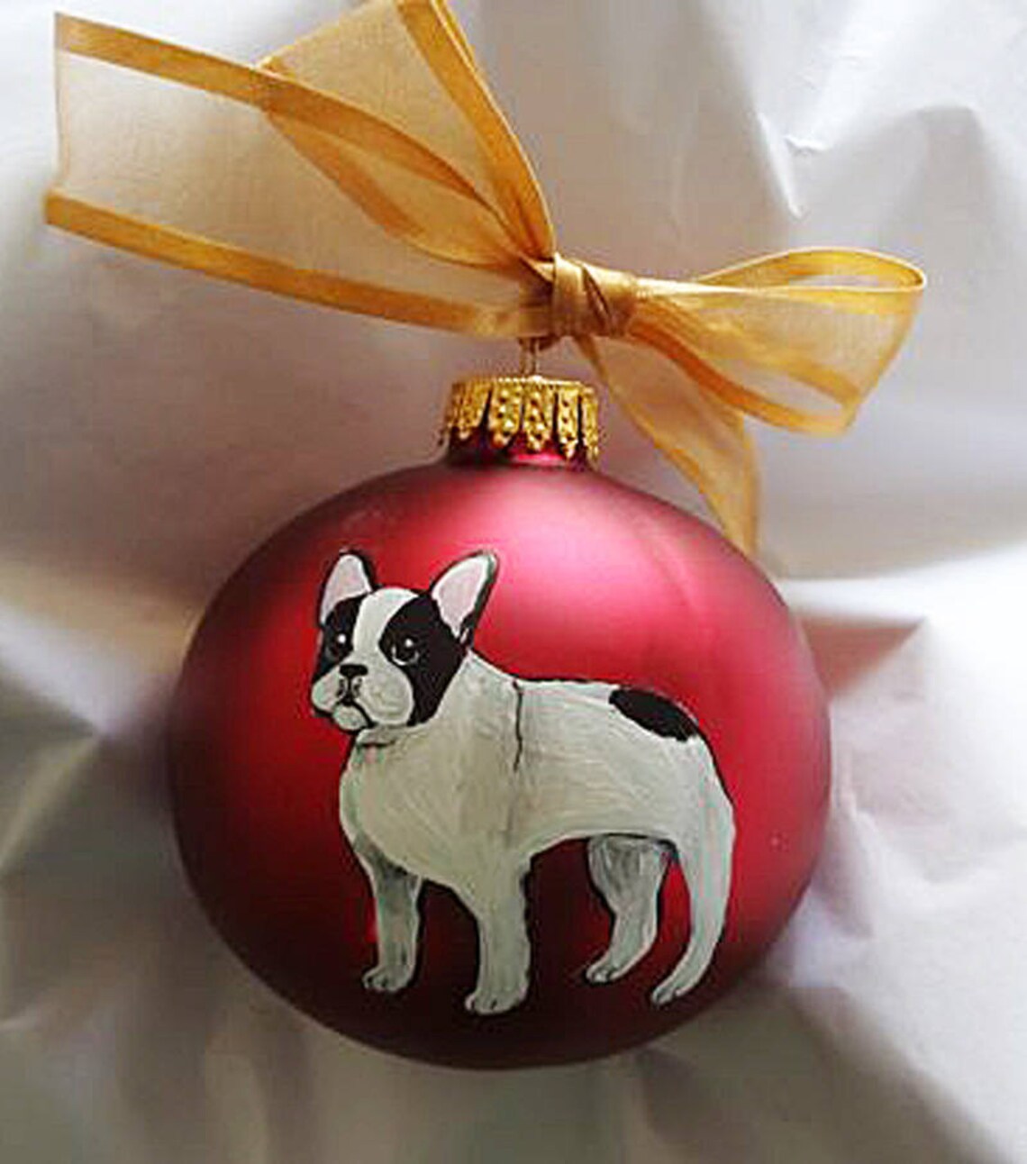 Custom Dog Glass Ornament From Your Photo Animal Hand Painted - Etsy
