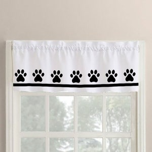 Sheep Window Valance Curtain Your Choice of Colors Homemade Decor image 4