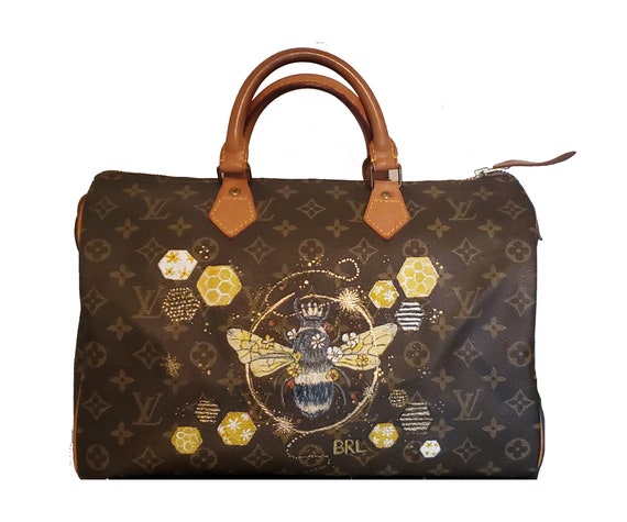 Louis Vuitton Hand Painted with Custom Artwork