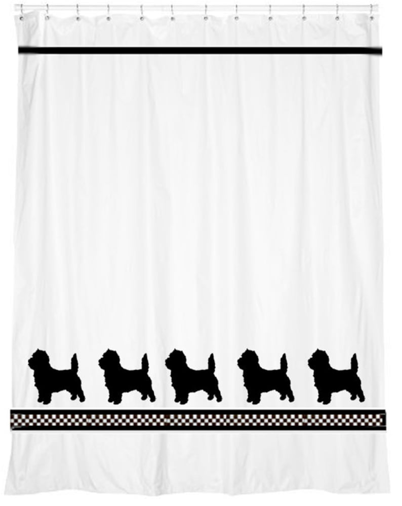 German Shepherd Dog WIndow Valance or Shower Curtain Color choices