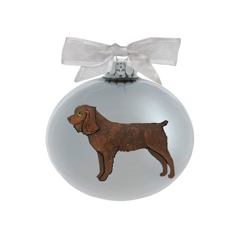 Boykin Spaniel Dog Hand Painted Christmas Ornament Personalized Christmas Ornament Can Be Custom From Photo Not Digital image 1