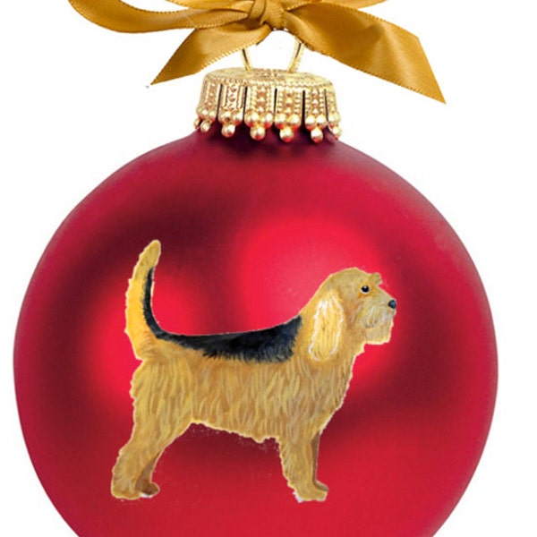 Otterhound Dog Hand Painted Christmas Ornament - Personalized Christmas Ornament -  Can Be Custom From Photo (Not Digital)