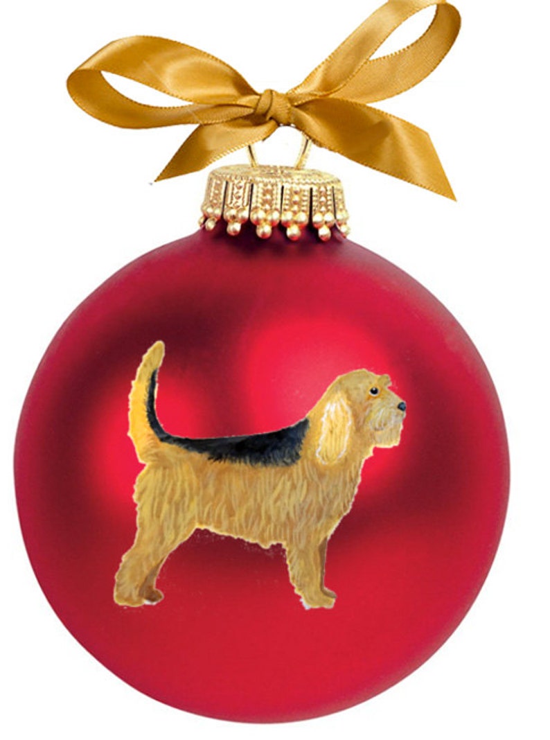 Otterhound Dog Hand Painted Christmas Ornament Personalized Christmas Ornament Can Be Custom From Photo Not Digital image 1