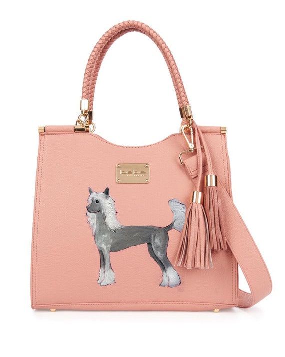 Chinese Crested Shoulder Bag - Powder Puff Chinese Crested Shoulder Bag - Powder Puff