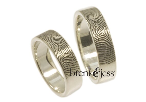 Joyería Alianzas Con Huella Dactilar Anillos De Boda De Huellas