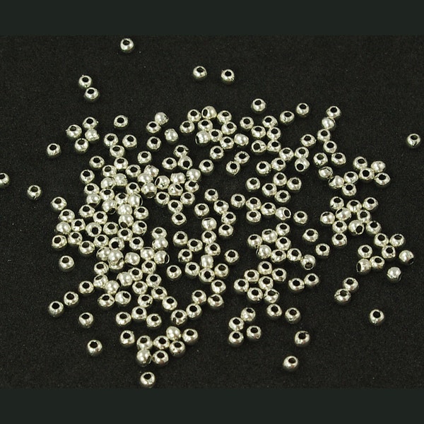Perles d’espacement simple en étain simple 3mm - 200