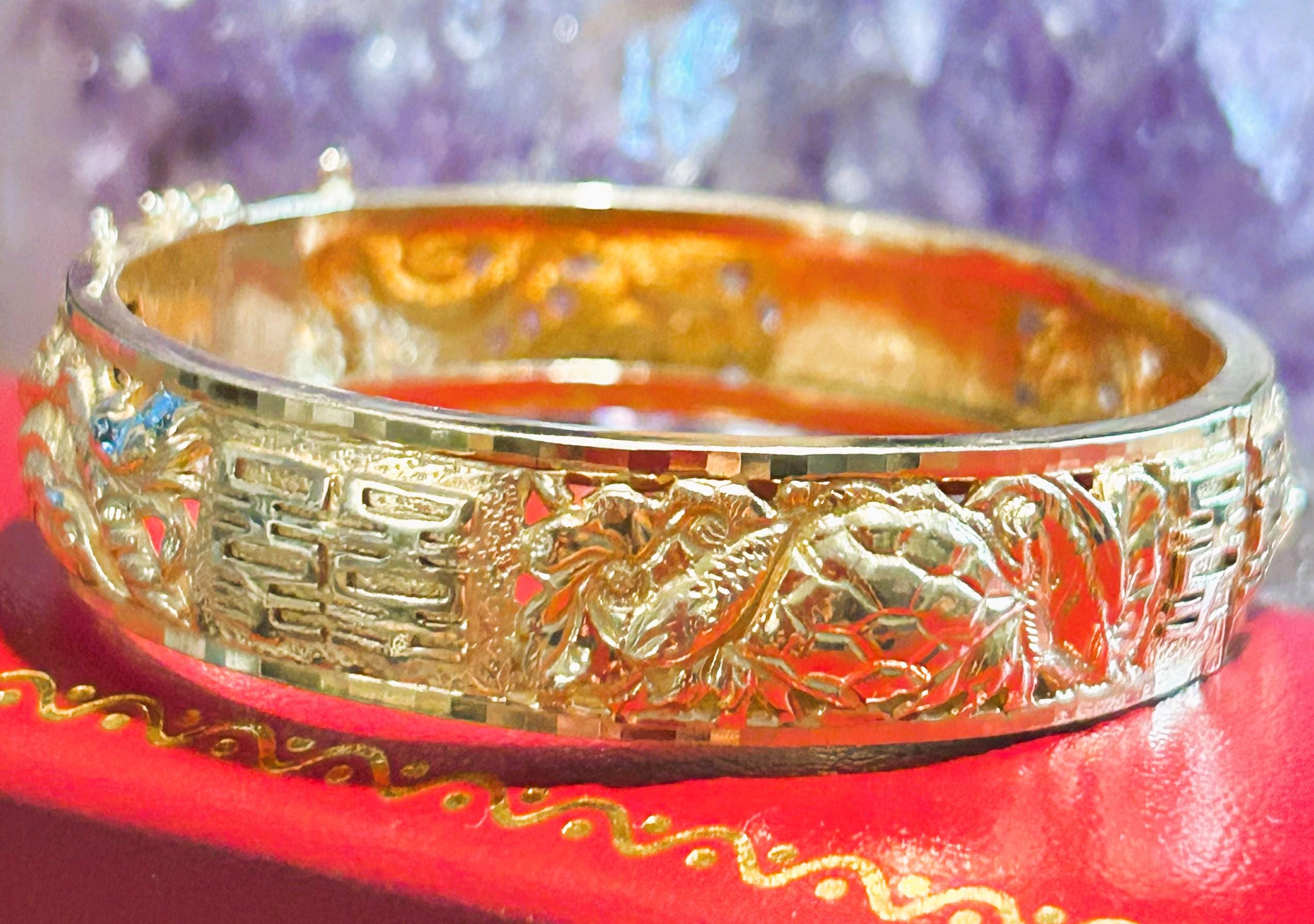 Heavy 18k Bracelet - Etsy Heavy 18k Bracelet - Etsy