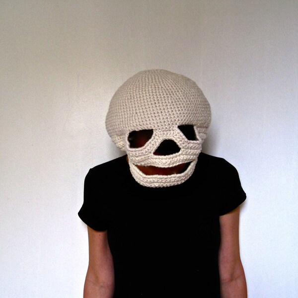 Crocheted Skull Mask