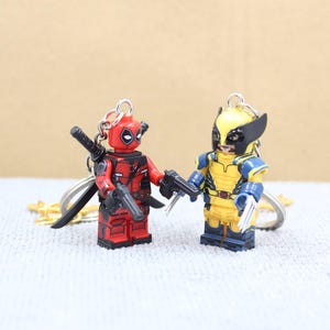 Creative Custom Made 3D Super Hero Keychain Hand-Made Keyring