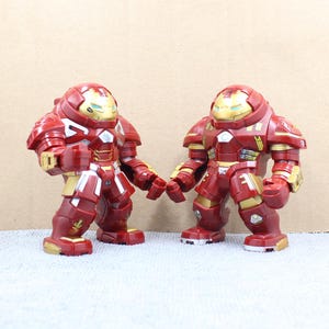 Creative Custom Made 3D Playable Big Figure Hulkbuster Bigfig Brick Toy