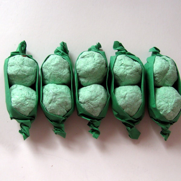 Twins Baby Shower Favor  Green Seed Bomb Pea Pods