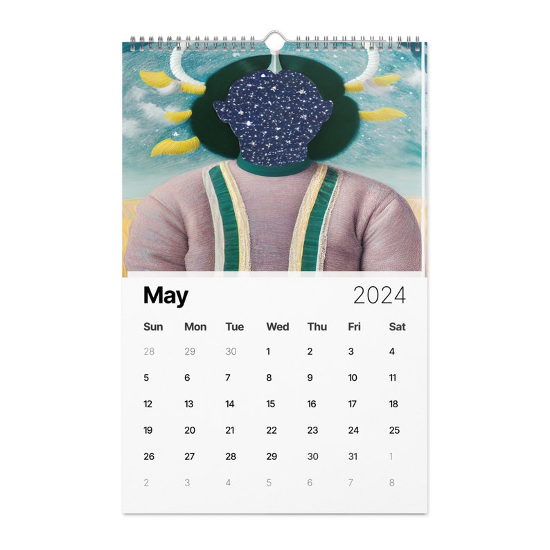 Art Shaman Collage Wall calendar 2024 image 7