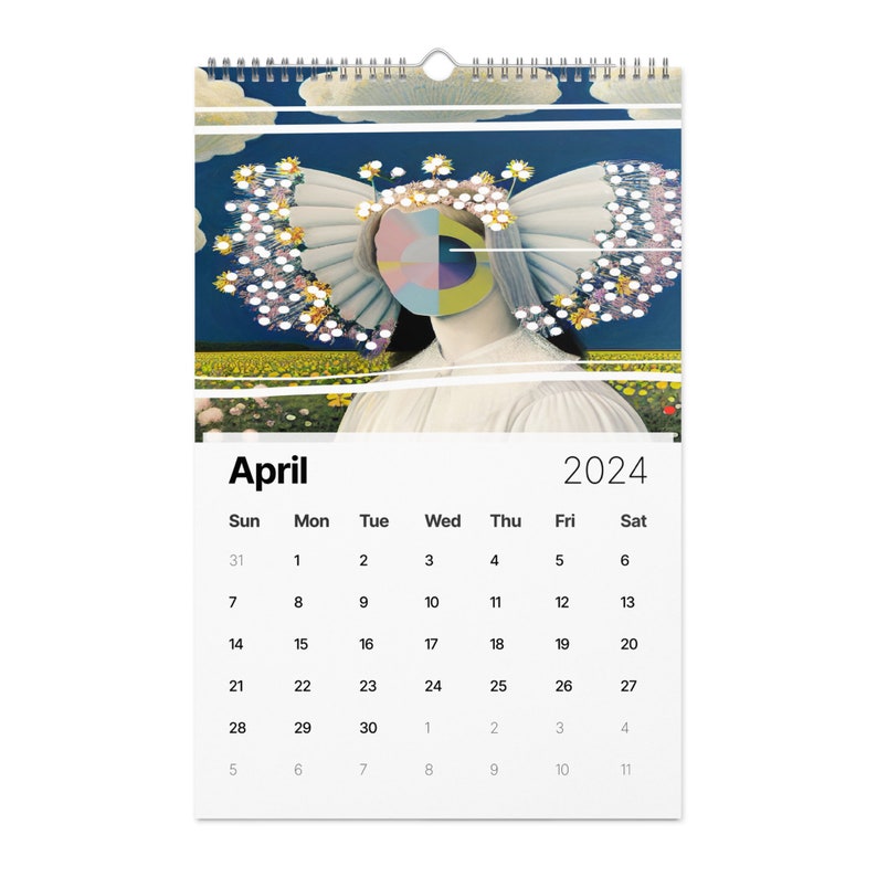 Art Shaman Collage Wall calendar 2024 image 6