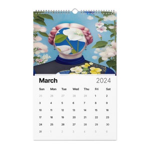 Art Shaman Collage Wall calendar 2024 image 5