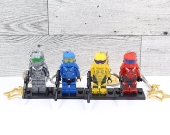 Custom Made Keychain - &quot;There will always be warriors. And there will always be war.&quot; for Sci-fi Movie Halo Fans