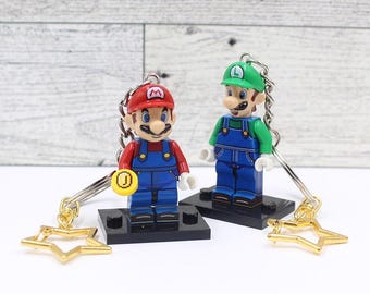 Custom Made Keychain - &quot; It&#39;s-a me, Mario!! Mamma mia! &quot; The Mario Bros for Video Game Fans