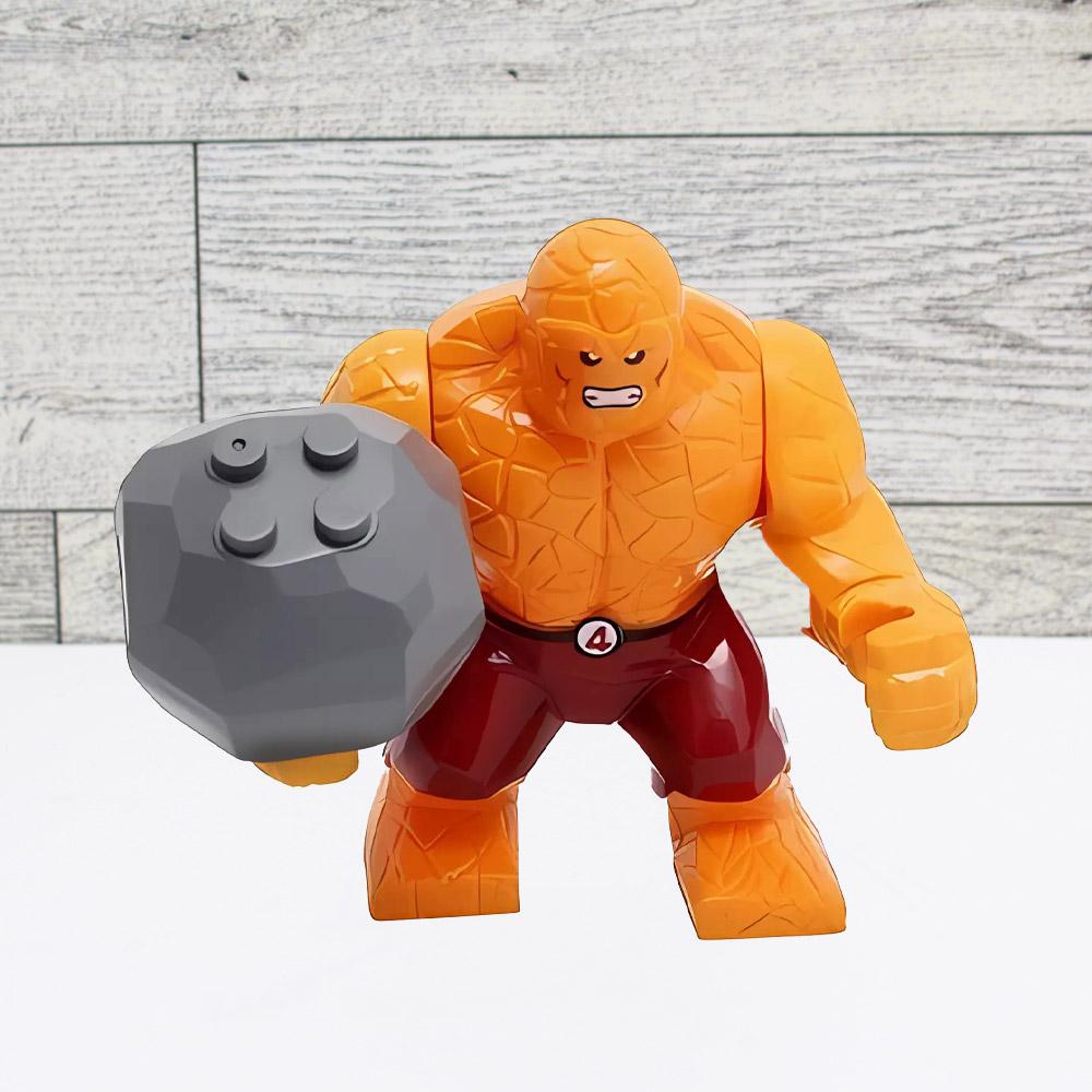 Custom Made Figurine - " It's Clobberin' Time! " The Thing (Ben Grimm) Bigfig for Super Hero Movie Fans