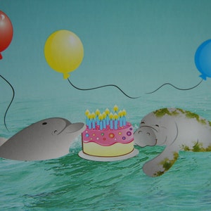 Carte De Voeux De Joyeux Anniversaire De Dauphin Etsy Carte De Voeux De Joyeux Anniversaire De Dauphin Etsy