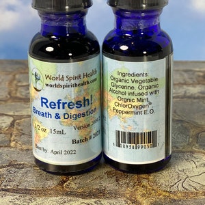 Refresh! Breath & Digestion Drops, 1/2 oz