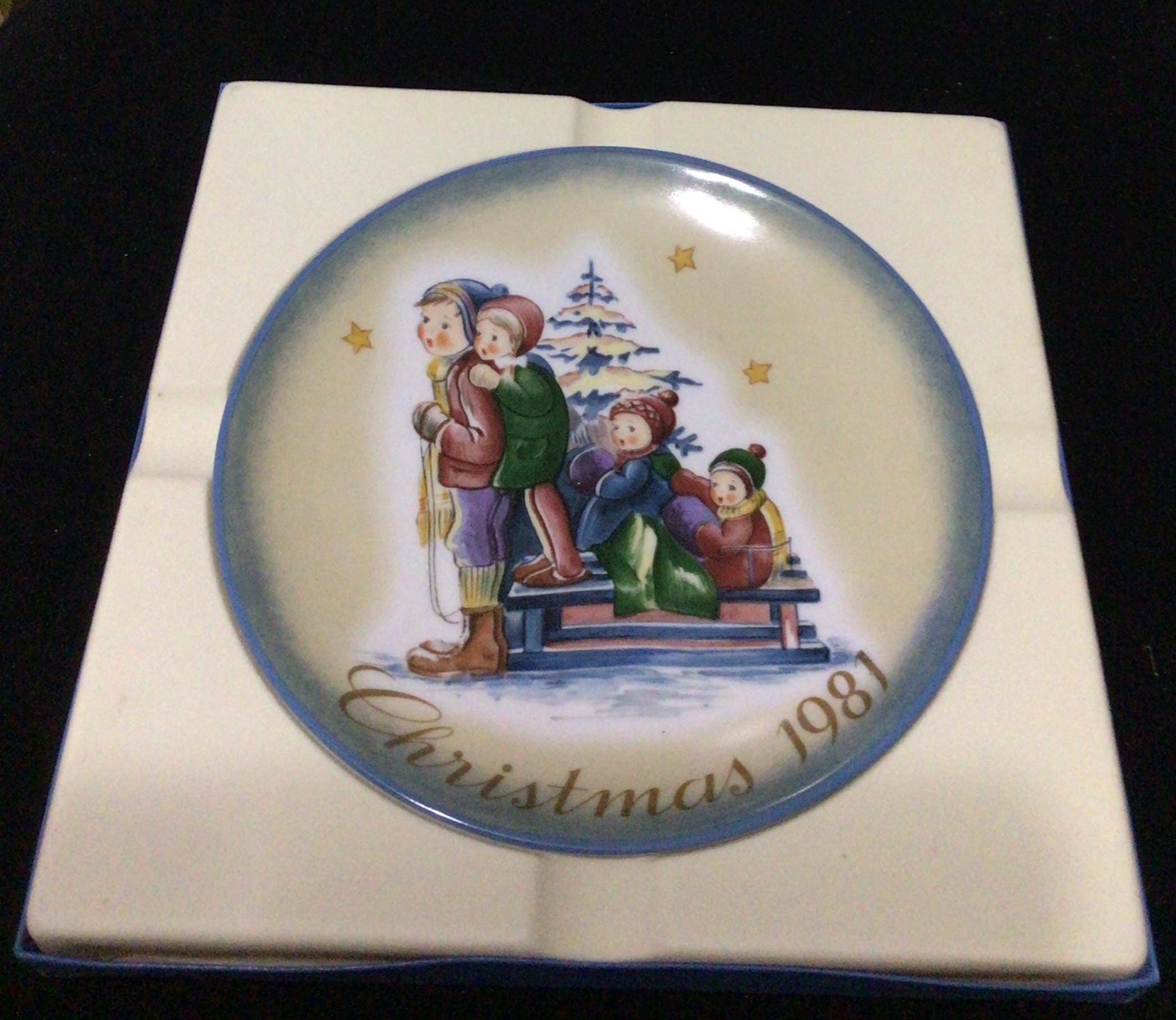 1981 Christmas Plate - Etsy