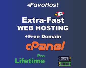 Lifetime Web Hosting: 25GB NVMe SSD, cPanel, Pro Plugins, Free Domain