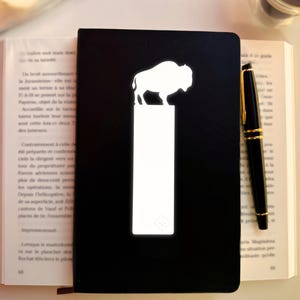 Bison Bookmark – Unique Design, Perfect Gift for Animal Lovers | Elegant & Minimalist, 3D Printed