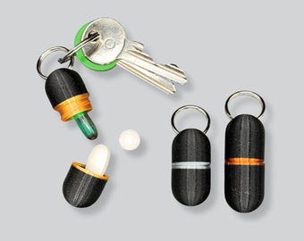 Keyring Pill Holders