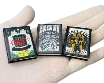 Miniature Puffin Hardcover Book Set – Zuru Mini Brands Books – Readable Book 1:6 Scale