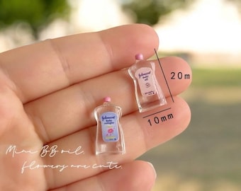 Mini Baby Oil & Cologne Set Miniature Baby Barbie Doll Accessories 1/12 Dollhouse Baby Care My Mini Baby