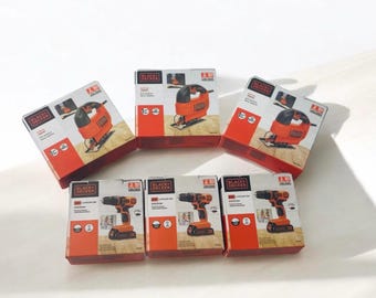 Miniature Handheld Power Tools: 1/12 Scale Dollhouse Accessories - Zuru Brands Home