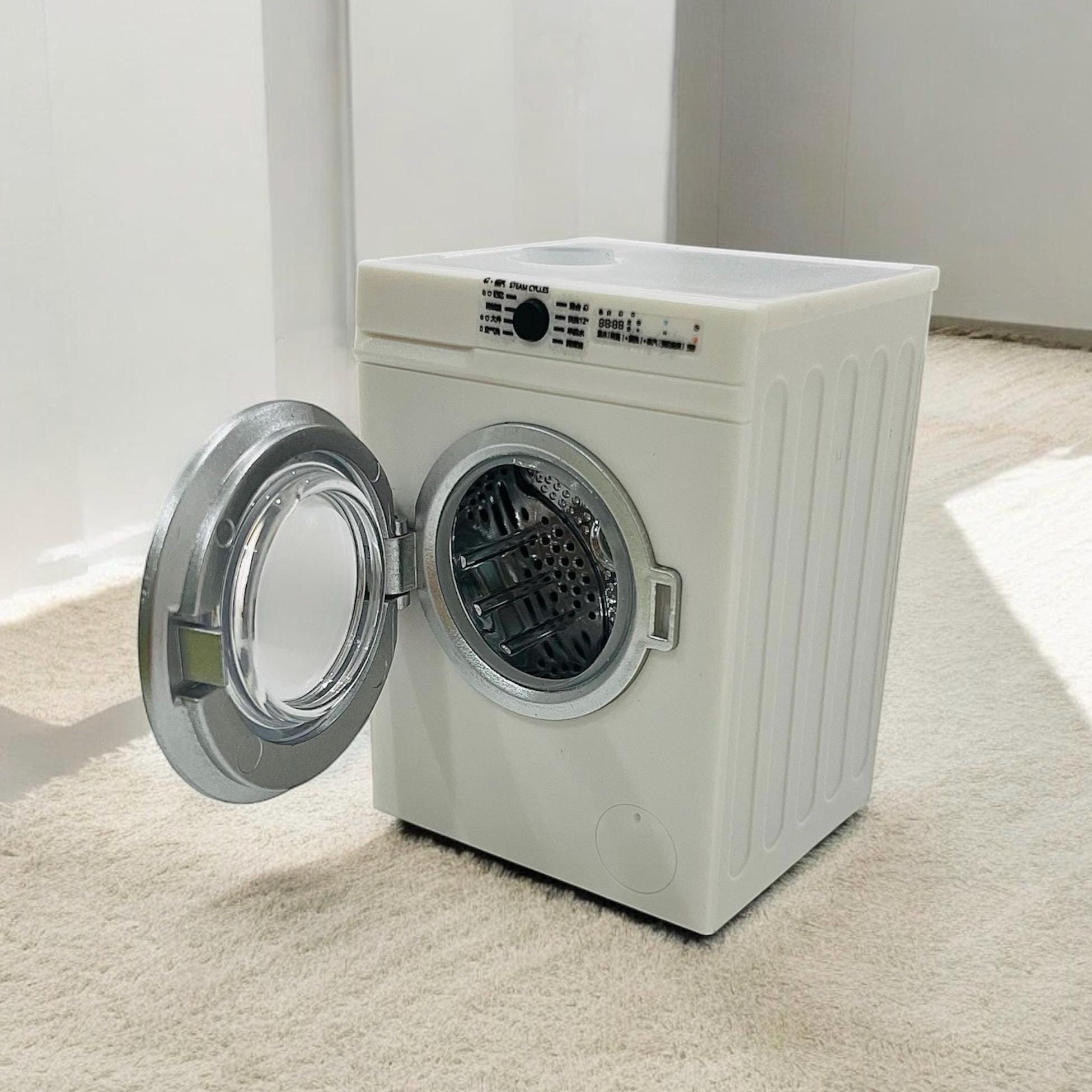 Machine à Laver Miniature Pour Maison De Poupée – Appareil Électroménager 1:12, Accessoire Cuisine Salle De Bain
