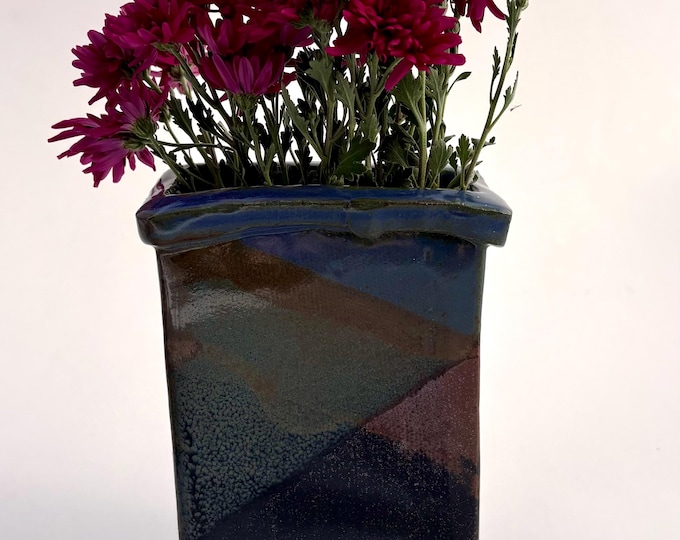 Rectangle Slab Built Vase