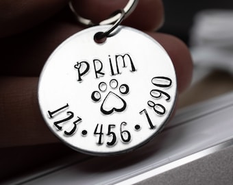 Custom Dog Tags for Dogs,Dog Paw Tag, Personalized dog Tags, Phone Number Dog Tag