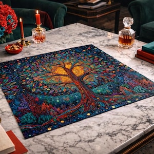 Fylogenetische levensboom puzzel psychedelische kunst puzzel spiritueel cadeau voor mindfulness meditatie natuurliefhebbers volwassenen kinderen kunsttherapie