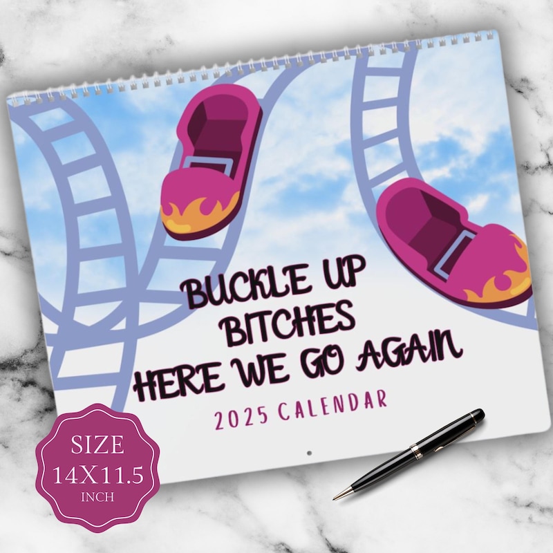 Funny 2025 Calendar - Etsy