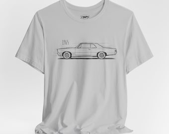 1965 Pontiac GTO T-Shirt, Lemans Muscle Car Tee, Car Show Apparel