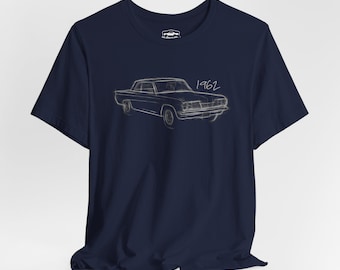 1962 Pontiac Tempest Tee, Classic Car Enthusiast Gift